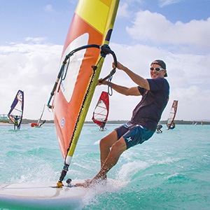  Old school windsurfer